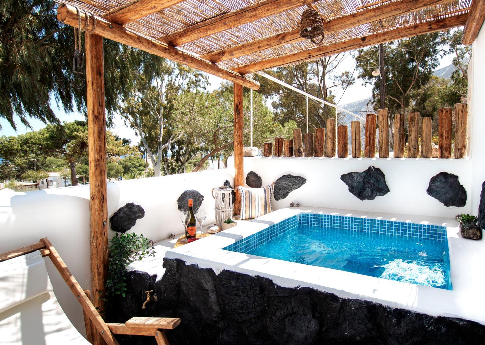 Asera Suites - Prive Jacuzzi Kamári Eksteriør bilde